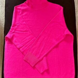 Talbots Vibrant Pink Turtleneck Sweater